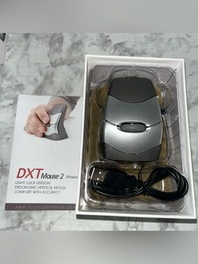 KINESIS DXT2 Ergonomic Vertical Mouse PD7DXT-WR (RF Wireless) NOB